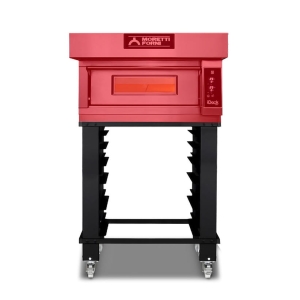 Podstawa z prowadnicami na kołach pod piec do pizzy h= 1000 mm iDECK  105.65/100