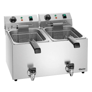 Frytownica Snack IV Plus 2 x 9 L z Kranem spustowym