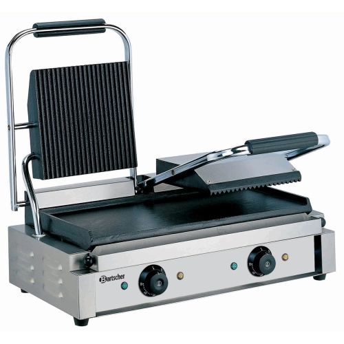 Grill kontaktowy podwójny 3600 2GR góra ryflowana/dół gładki
