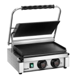 Grill kontaktowy „Panini-MDI” 1GR góra ryflowana/dół gładki