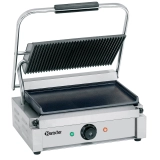 Grill kontaktowy „Panini” 1Gr góra ryflowana/dół gładki