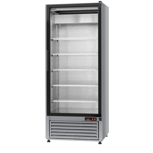 Szafa chłodnicza SCH-S725 | Inox | Przeszklona | 535 L RAPA