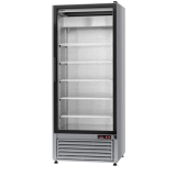 Szafa chłodnicza SCH-S625 | Inox | Przeszklona | 449 L