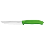 Nóż do Steków i Pizzy | Ząbkowany | Ostry Czubek | Victorinox Swiss Classic | 12cm | Zielony