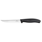 Nóż do Steków i Pizzy | Ząbkowany | Ostry Czubek | Victorinox Swiss Classic | 12cm | Czarny