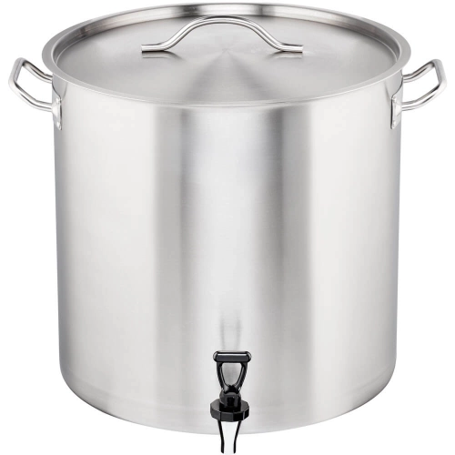 Garnek Wysoki z Kranem 50,3 L | Ø=40 x 40 cm