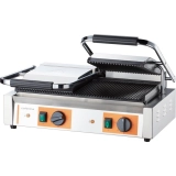 Grill kontaktowy Caterina podwójny | góra/dół ryflowane