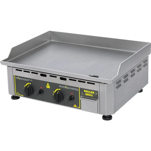 Płyta grillowa gładka ze stali nierdzewnej | gazowa | 5.5 kW
