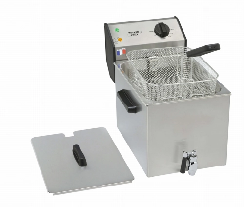 Frytownica nastawna | 1-komorowa z kranem | 8 L | Roller Grill