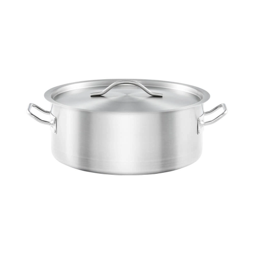 Garnek niski z pokrywką 5,5 L | Ø 28 x 9 cm | Linia Basic
