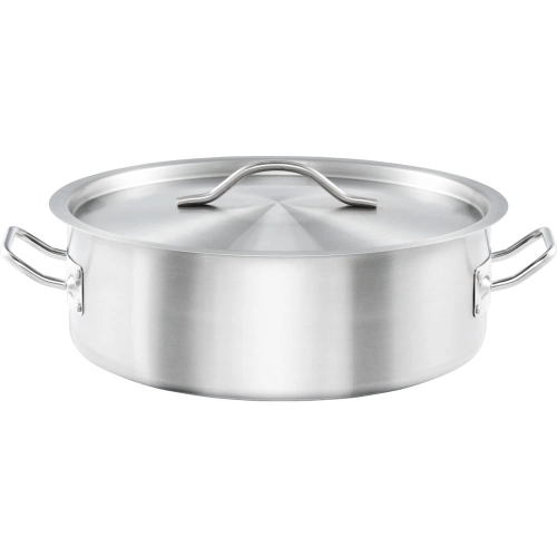Garnek niski z pokrywką 8,8 L | Ø 28 x 11 cm | Linia Basic