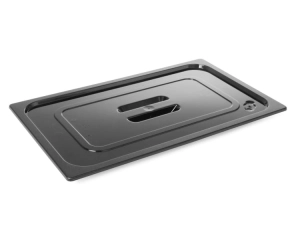 POKRYWKA DO GN 1/2 325X265 MM Z CZARNEGO POLIWĘGLANU