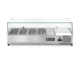 Nadstawka Chłodnicza Przeszklona L=1205 mm | 4x GN 1/3