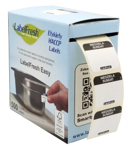 NAKLEJKI HACCP LABELFRESH EASY X500 NIEDZIELA 